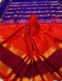 KSC - Double shaded Reddish Orange/Navy Blue