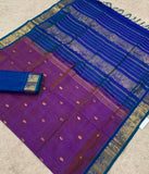 KSC - Triple shaded Mauve Purple with Peacock Greenish Blue