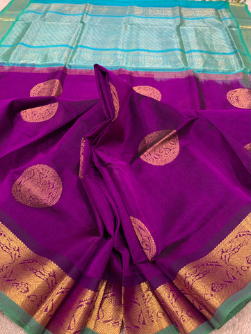 KSC - Double shaded Purple with Sea Blue
