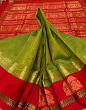 KSC - Double shaded Apple Green/Chilli Red