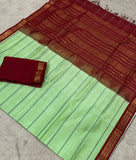 KSC - Pastel Mint Green with Maroon Veldaari