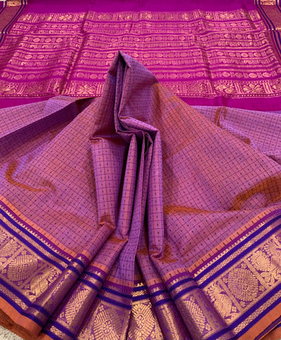 KSC - Trishaded Orchid Magenta with Magenta Lakshadeepam