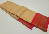 KSS - Beige/Red Korvai