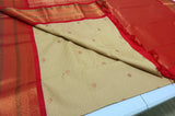 KSS - Beige/Red Korvai