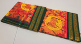 KSC - Rustic Orange/Emerald Green Korvai