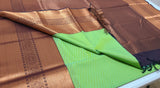KSS - Light Green/Brown Korvai
