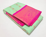 KSS - Pastel Mint Green/Pink Korvai