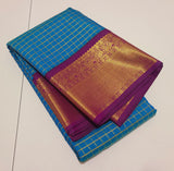 KSS -  Peacock Blue/Majentha Kottadhi