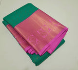 KSS - Sea Green/Baby Pink Korvai