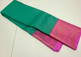 KSS - Sea Green/Baby Pink Korvai