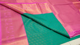 KSS - Sea Green/Baby Pink Korvai