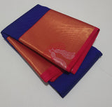 KSS - Royal Blue/Tomato Pink Korvai