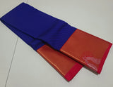 KSS - Royal Blue/Tomato Pink Korvai