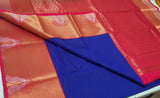 KSS - Royal Blue/Tomato Pink Korvai