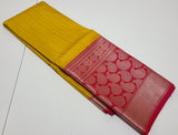 KSS - Turmeric Yellow/Tomato Pink Korvai