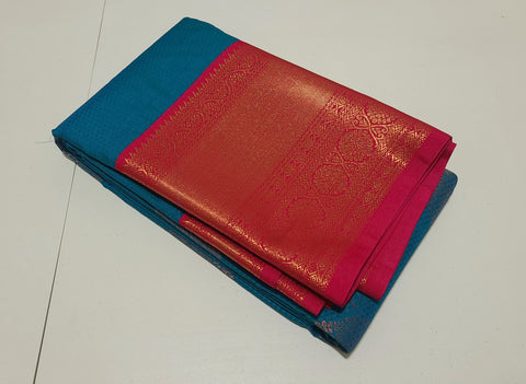 KSS - Anandha Blue/Pink Korvai