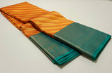 KSS - Golden Orange/Green Chevron Korvai