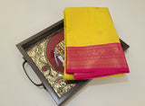 KSS - Yellow/Pink Korvai