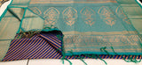 KSS - Navy Blue/Green Chevron Korvai