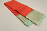 KSS - Burnt Orange/Green Korvai