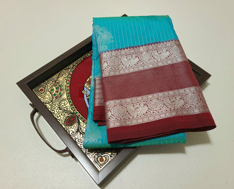 KSS - Sea Blue/Brown Korvai