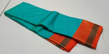 KSS - Sea Greenish Blue/Orange Korvai