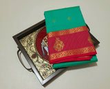 KSS - Hamam Green/Tomato Pink Korvai