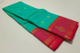 KSS - Hamam Green/Tomato Pink Korvai