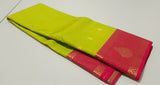 KSS - Lime Green/Tomato Pink Korvai