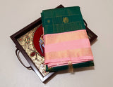 KSS - Green/Baby Pink Korvai Kattam