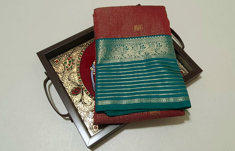 KSS - Maroon/Green Oosi Kattam