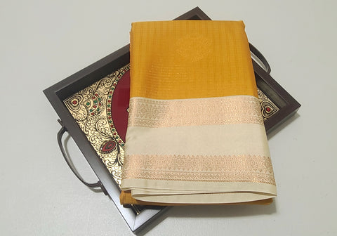 KSS - Mustard Yellow/Beige Korvai Kattam