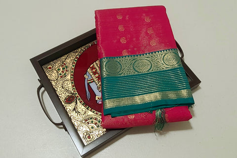 KSS - Dark Pink/Green Vaira Oosi Bhuttis