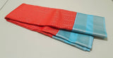 KSS - Burnt Orange/Blue Korvai
