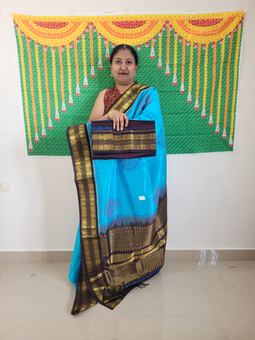 KSC - Sulphate Blue/Chocolate Brown Prints