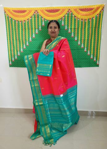 KSC - Kanagambara Pink/Sea Green