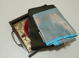 KSS - Bottle Green/Blue Korvai