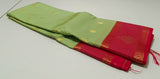 KSS - Elachi Green/Tomato Pink Korvai