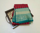 KSS - Maroon/Green Korvai