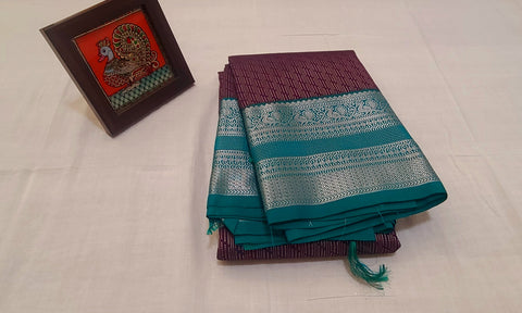 KSS - Nagapazham/Peacock Green Korvai