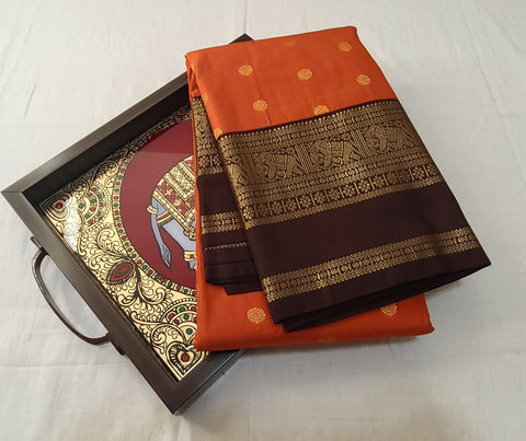 KSS - Rustic Orange/Brown Korvai