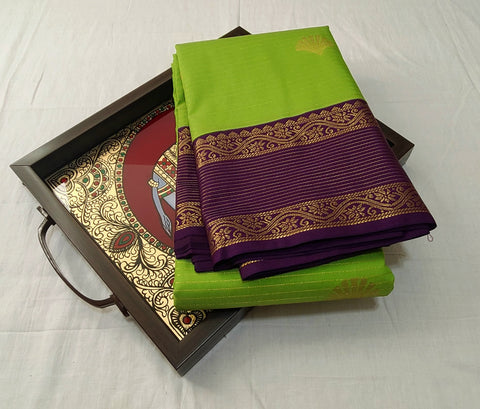 KSS - Green/Wine Korvai