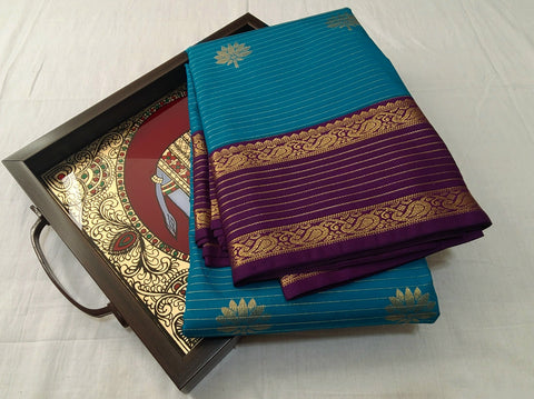 KSS - Sulphate Blue/Wine Korvai
