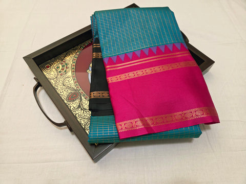 KSS - Peacock Blue Ganga Jamuna Kottadhi