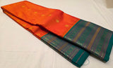 KSS - Orange/Peacock Blueish Green Korvai