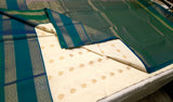 KSS - Venn Pattu/Peacock Blue Korvai