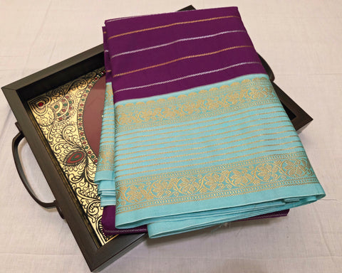 KSS - Vadamalli/Icey Blue Korvai