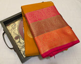 KSS - Mustard Yellow/Pink Korvai