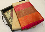 KSS - Beige/Pink Korvai