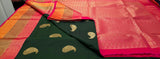 KSS - Bottle Green/Pink Korvai
